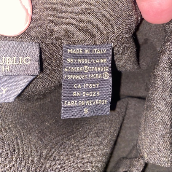 Banana Republic Stretch Wool Blend Snap Front Top Size Small - Picture 9 of 10